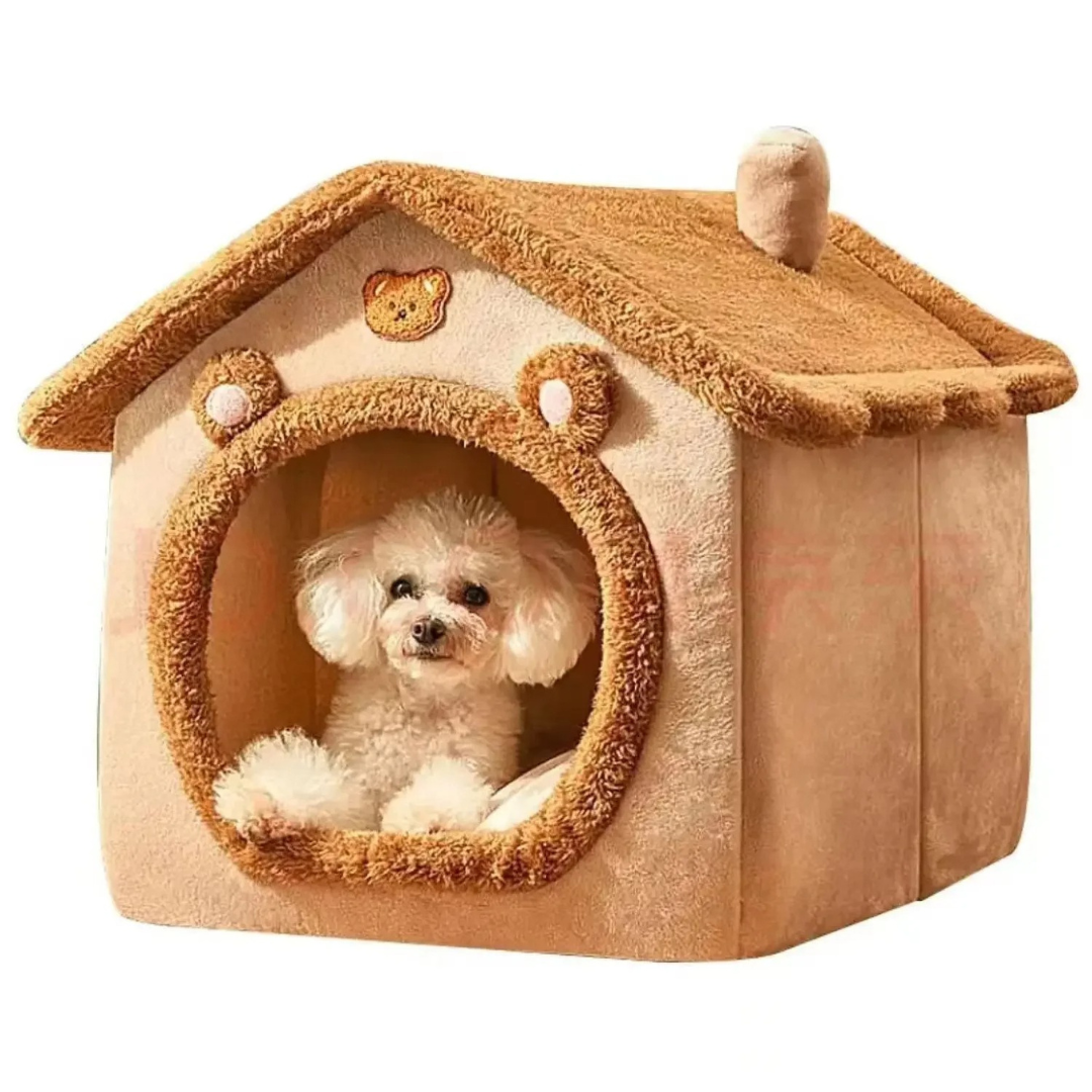 CozyCave – Faltbare Kuschelhöhle für Hunde & Katzen