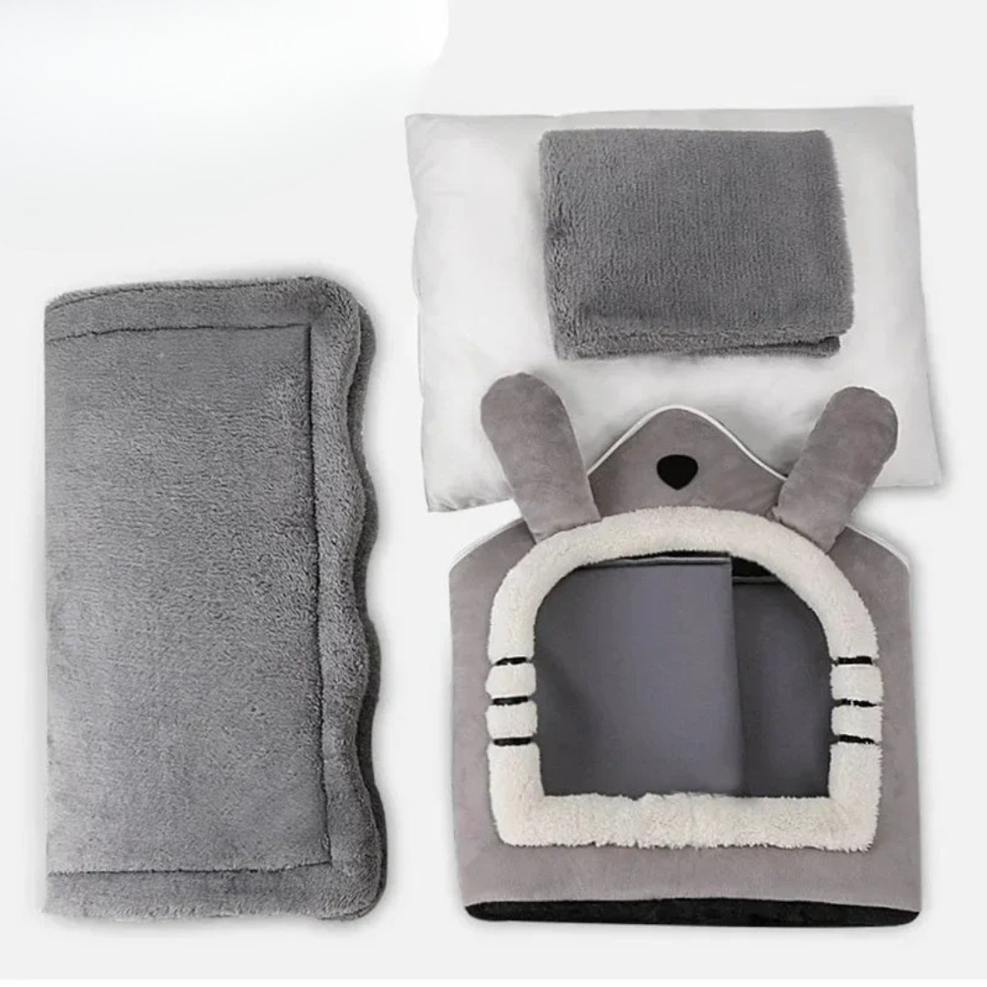 CozyCave – Faltbare Kuschelhöhle für Hunde & Katzen