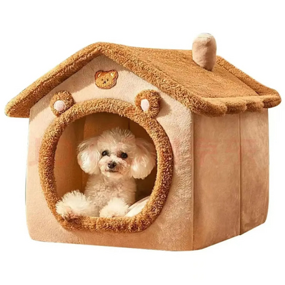 CozyCave – Faltbare Kuschelhöhle für Hunde & Katzen