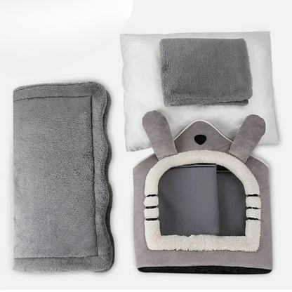 CozyCave – Faltbare Kuschelhöhle für Hunde & Katzen