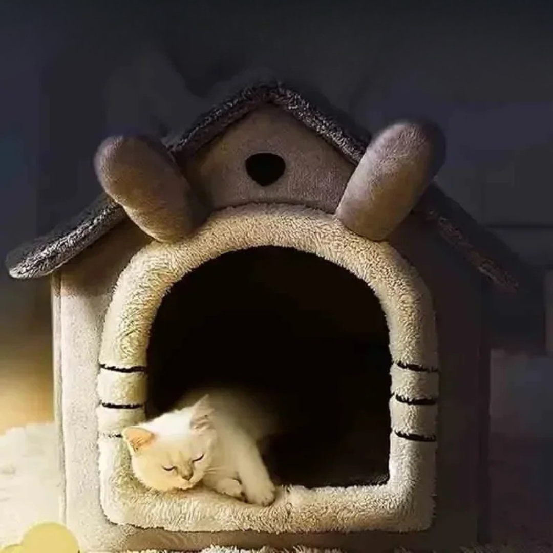 CozyCave – Faltbare Kuschelhöhle für Hunde & Katzen