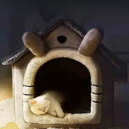 CozyCave – Faltbare Kuschelhöhle für Hunde & Katzen