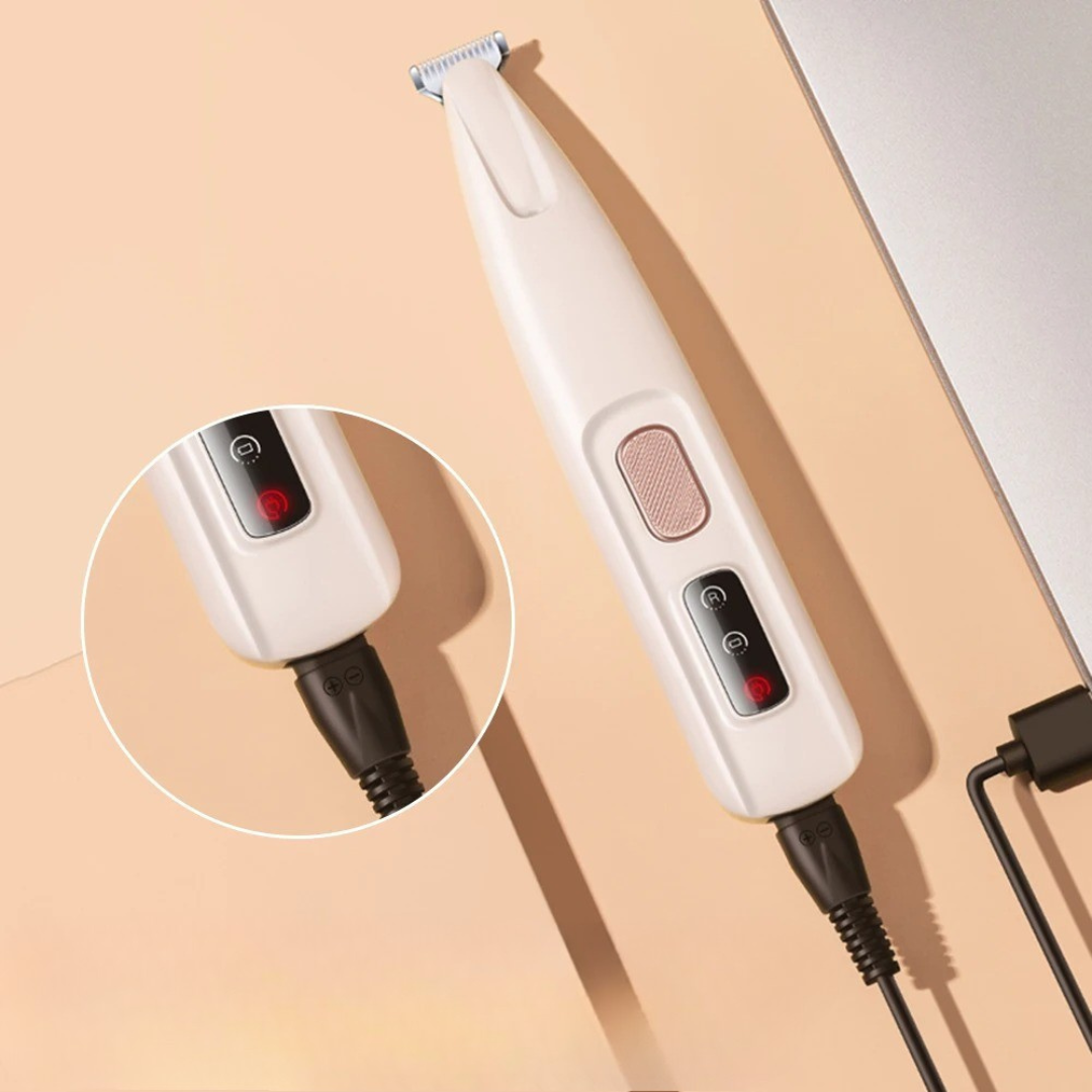 PawTrim Pro – Leiser Pfotentrimmer mit LED-Licht für präzises Grooming