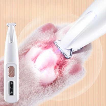 PawTrim Pro – Leiser Pfotentrimmer mit LED-Licht für präzises Grooming